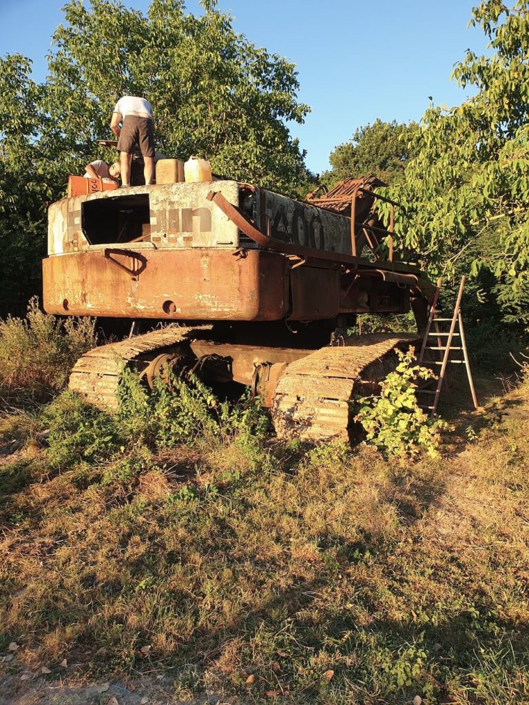 La 400 CK chez l'agriculteur