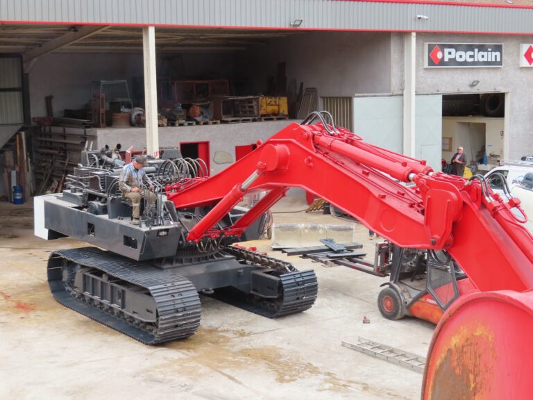 remontage des tuiles de chenilles de la HC 300