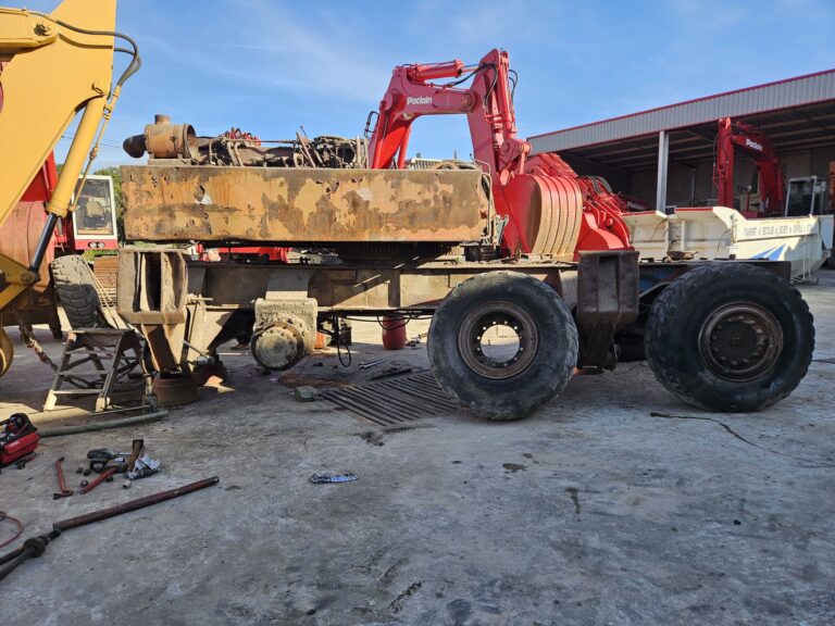 démontage de la SY 150
