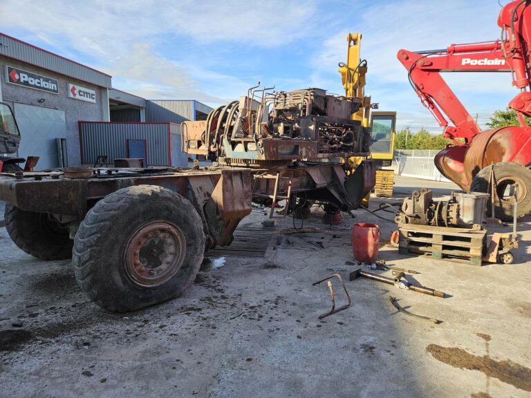 démontage de la SY 150