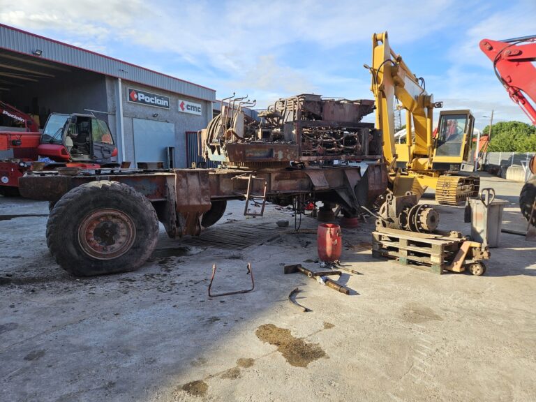 démontage de la SY 150