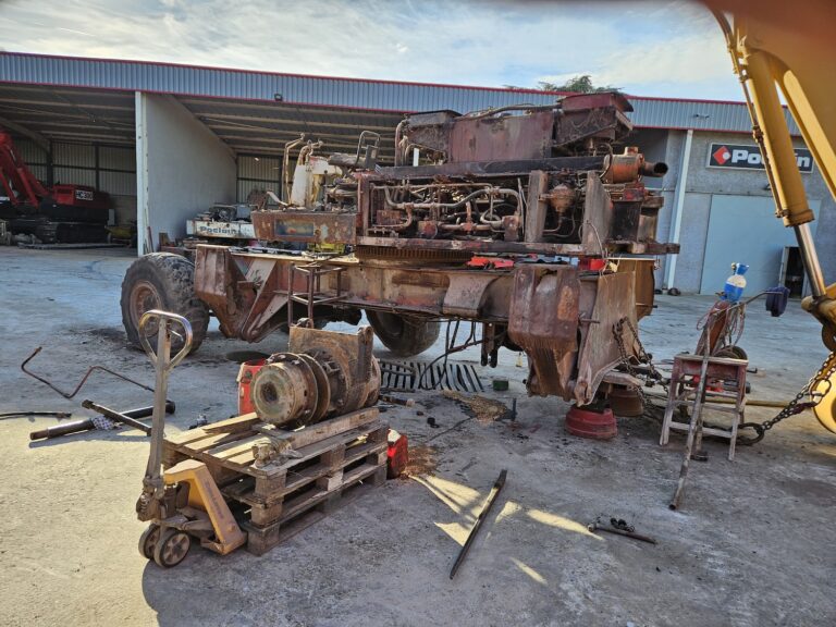 démontage de la SY 150
