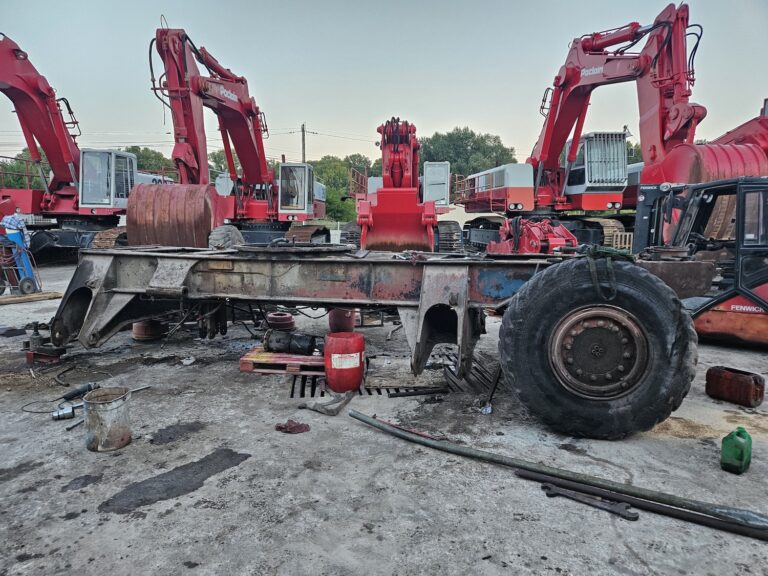 démontage de la SY 150