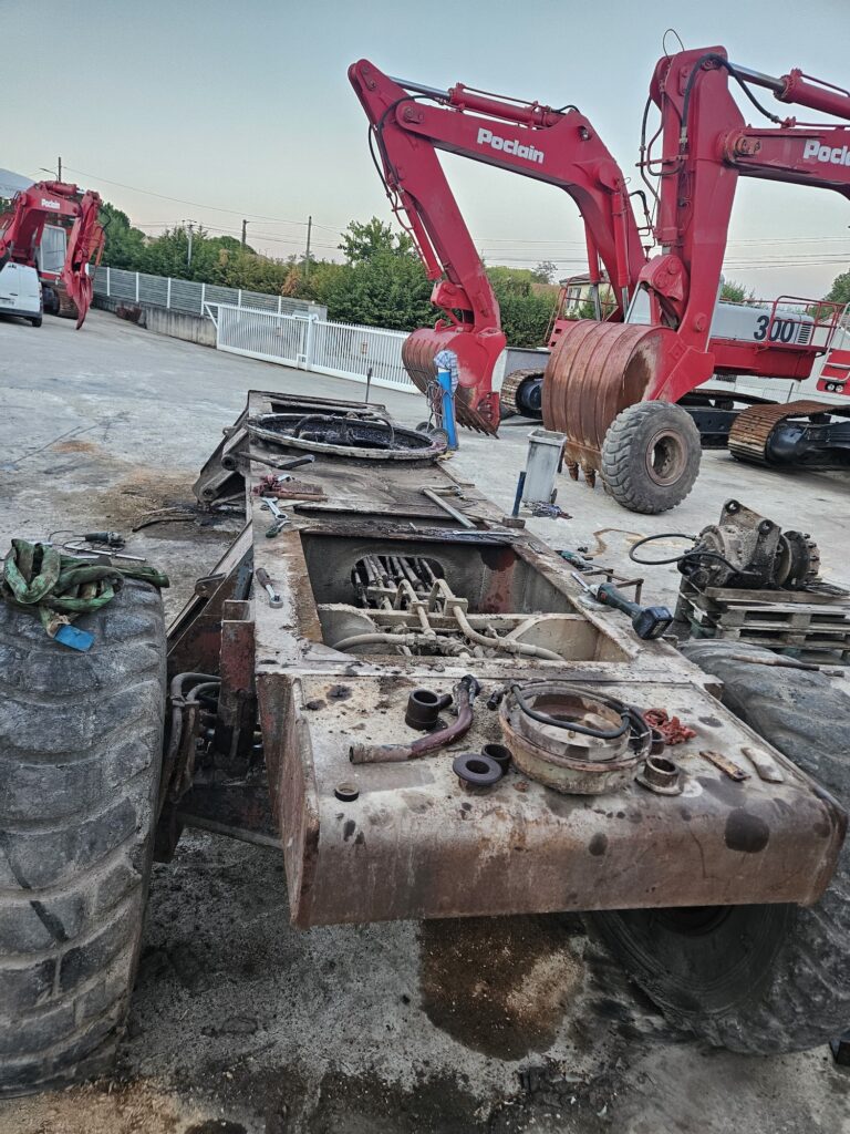 démontage de la SY 150