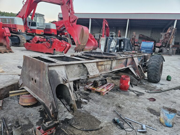 démontage de la SY 150