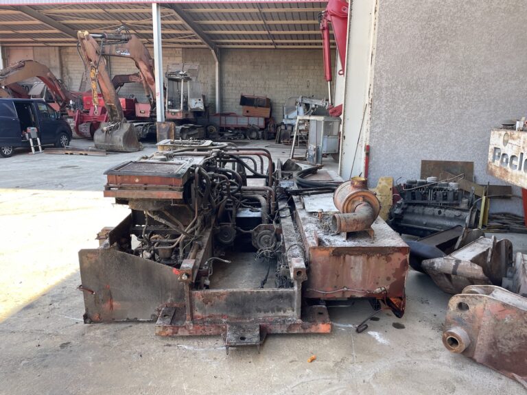 démontage de la SY 150